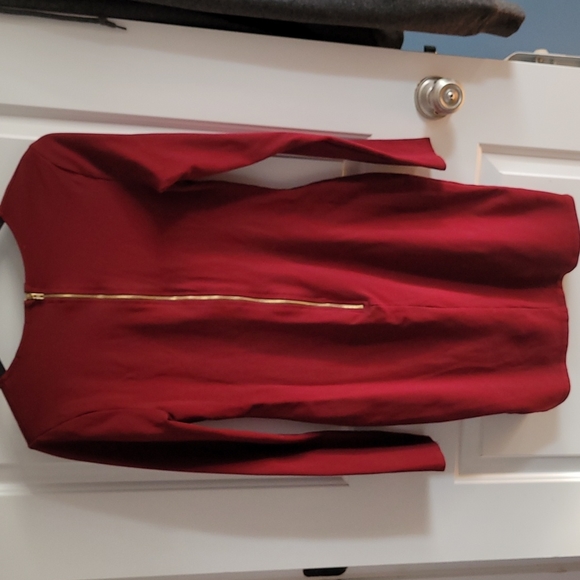 Charlotte Russe Burgundy Dress - Picture 2 of 5